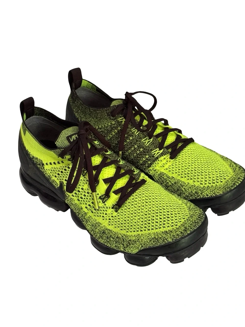 Nike Air Vapormax Flyknit 2 Volt Black 9.5